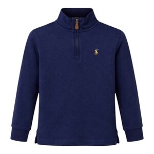 Polo Ralph Lauren Navy Blue Quarter Zip Pullover Toddler Little Boys Size 5